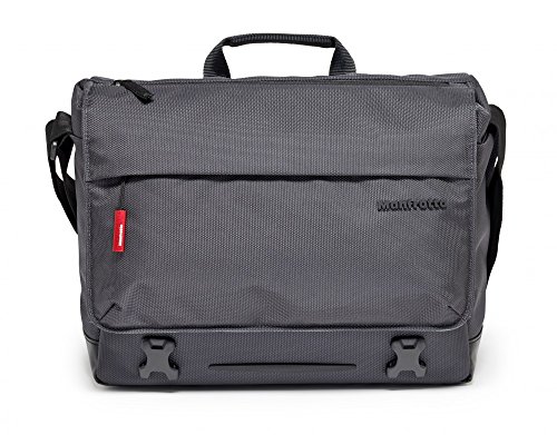 Manfrotto Manhattan Speedy 10 Mochila Bandolera para Cámaras de Fotos, Material Repelente al Agua, Mochila de Fotografía con Compartimento para PC y Tabletas, con Enganche para Trípode