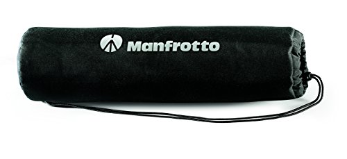 Manfrotto MKCOMPACTACN-BK Compact Action - Trípode con Rótula de Joystick para Cámaras Réflex (DSLR) de Iniciación, Compactas hasta 2kg, para Fotografías Vídeos, Negro