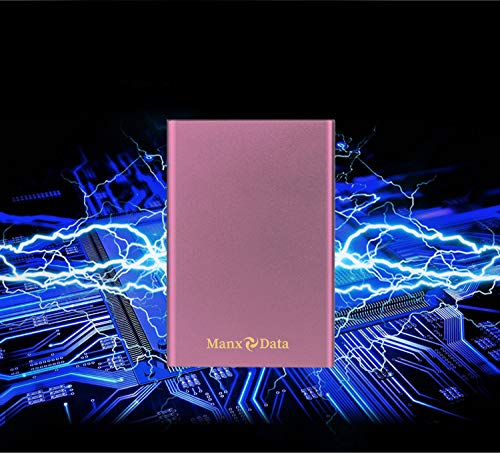 ManxData Disco duro externo USB 3.0 para Windows PC, Mac, Smart TV, XBOX ONE y PS4