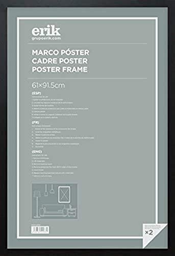 Marco póster - Marco 61x91,5cm Marco madera Negro - Lámina deocrativa