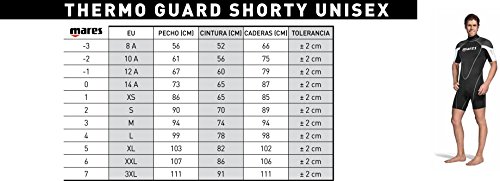 Mares Steamer Manta S3 - Traje para Buceo, Color Negro, Talla S3