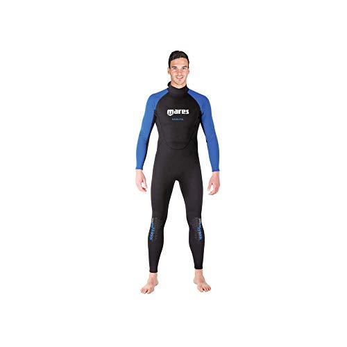 Mares Steamer Manta S7 - Traje para Buceo, Color Negro, Talla S7