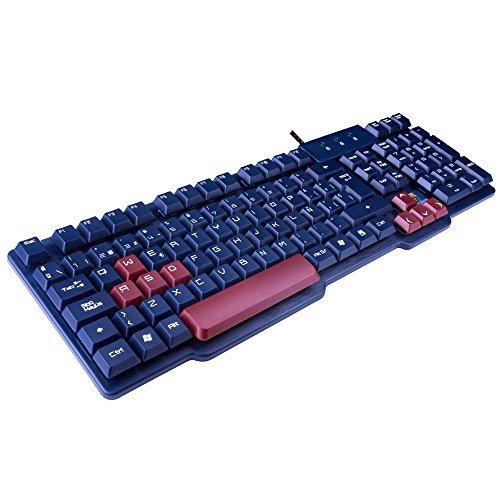 MARSGAMING Mars Gaming MKBC, Teclado Gaming Oficial FC Barcelona, USB, PS4/XBOX/SWITCH/PC