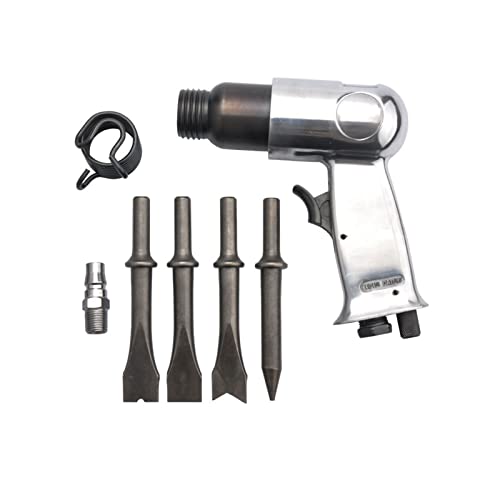 Martillo 150 Hammer Hammer Air Chisel Shovel Shade Rust Rock Lock Remover Herramientas de Drust Drust con 4 Cabeza Ligero, compacto.