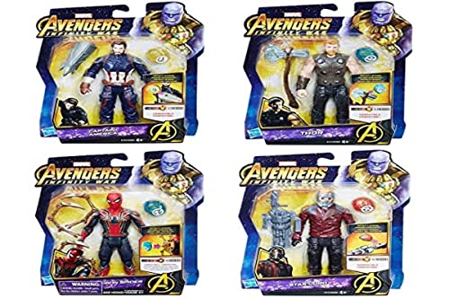 Marvel Avengers E0605EU4 Figura con Gema y Accesorio, modelos surtidos