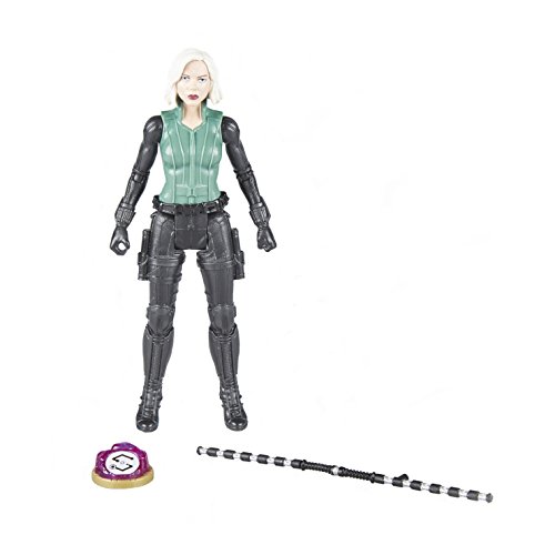 Marvel- Figura Infinity War, Black Widow con Gema y Accesorio (Hasbro E1411EU4)