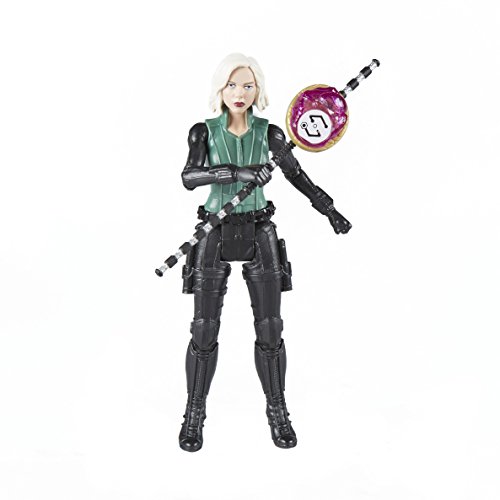 Marvel- Figura Infinity War, Black Widow con Gema y Accesorio (Hasbro E1411EU4)