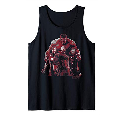 Marvel Infinity War Dream Team Red Shadow Camiseta sin Mangas