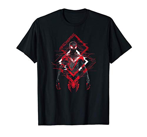 Marvel Spider-Man: Miles Morales Game Spidey Glitch Camiseta