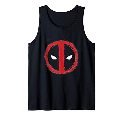 Marvel Spray Painted Deadpool Icon Camiseta sin Mangas