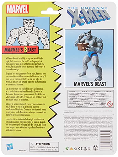 Marvel X-Men Legends Figura de Wolverine Vintage E96595L0, Color Gris