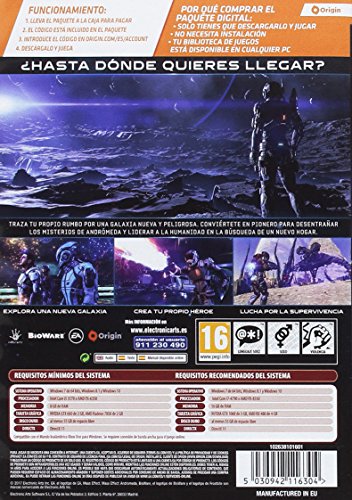 Mass Effect: Andrómeda (La caja contiene un código de descarga - Origin)