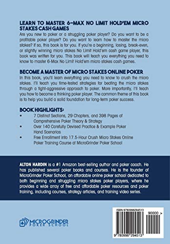 Master Micro Stakes Poker: Learn to Master 6-Max No Limit Hold'em Micro Stakes Cash Games