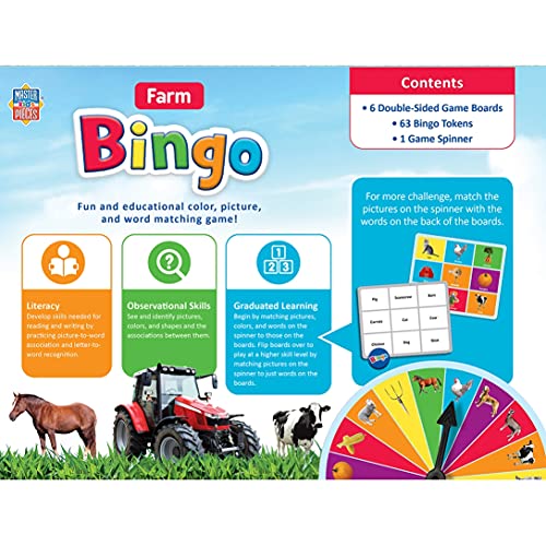MasterPieces Educativo - Farm Bingo