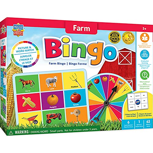 MasterPieces Educativo - Farm Bingo