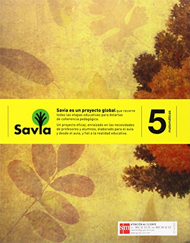 Matemáticas. 5 Primaria. Savia - Pack de 3 libros - 9788467569933: Matematicas 5 Primaria