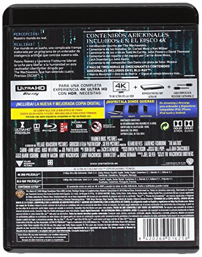Matrix (UHD 4K + Blu-Ray + Copia Digital) [Blu-ray]