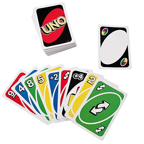 Mattel Games UNO Deluxe, juego de cartas (Mattel K0888)