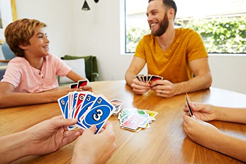 Mattel Games UNO Deluxe, juego de cartas (Mattel K0888)