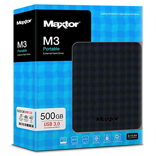 Maxtor STSHX-M500TCBM - Disco duro externo de 500 GB