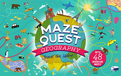 Maze Quest: Geography: Travel the Globe!