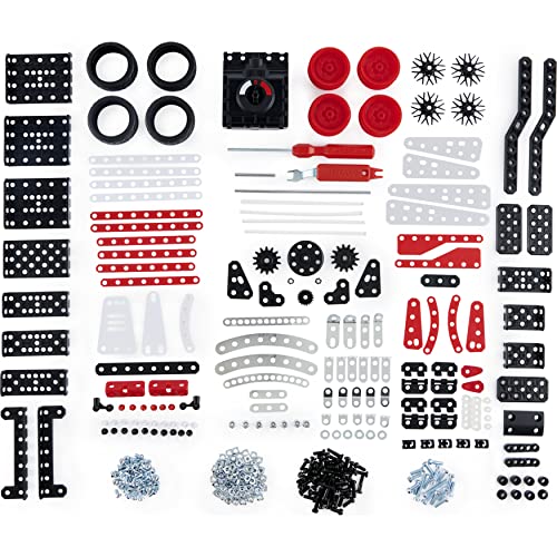 MECCANO 25 en 1 Supercar Motorizado Stem Modelo Kit de construcción con 347 Piezas, Herramientas Reales y Luces de Trabajo, Juguetes para niños para Edades de 10 años en adelante