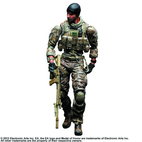 Medal of Honor Warfighter Play Arts Kai Preacher - Figura de acción de Soldado