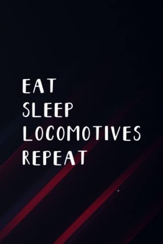 Meditation Diary - Eat Sleep Locomotives Repeat Vintage Train Steam Engines Pretty: Locomotives, Meditation Notebook | A Simple 6 x 9, 110 Pages ... Couples to ... Progress (Gifts for Medit