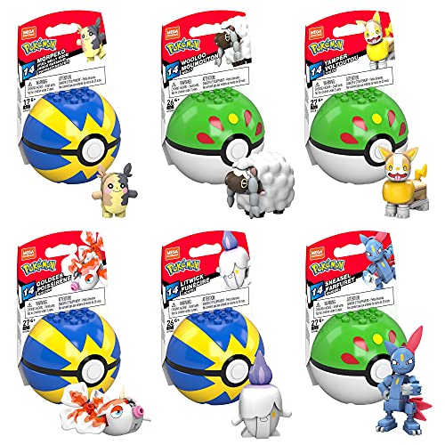 Mega Construx Bolas Pokémon, Paquete de 6