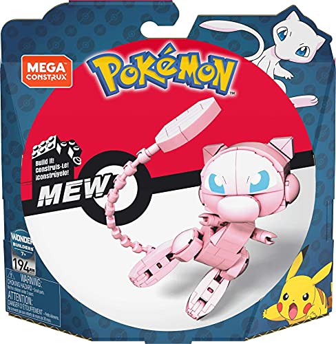Mega Construx - Pokemon Figuras Medianas Mew (Mattel GKY97) , color/modelo surtido