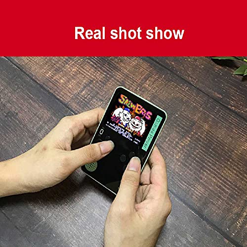 MEIXIANG 500 Juegos Mini Portátil Retro Videoconsola Portátil Juego Avanzado Jugadores Boy 8 bit Gameboy Incorporado Rojo