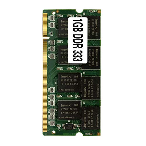 Memoria RAM para Ordenador portátil SO-DIMM PC2700 DDR 333 MHz 200PIN 1GB / DDR1 DDR333 PC 2700 333MHz 200 Pin para portátil
