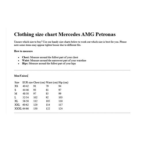 Mercedes-AMG Petronas - Mercancía Oficial de Fórmula 1 2021 Colección - Hombre - Driver tee - Manga Corta - Negro - XL