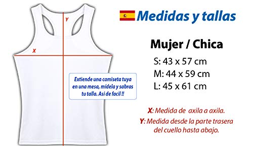 MERCHANDMANIA Camiseta Tirantes Chica Encapuchada Videojuego Mujer Tshirt