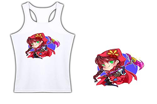 MERCHANDMANIA Camiseta Tirantes Chica Encapuchada Videojuego Mujer Tshirt