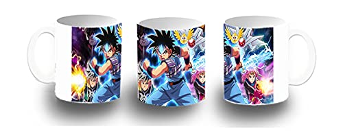 MERCHANDMANIA Taza Blanca Las Aventuras DE Fly Anime Color mug