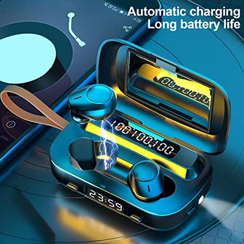 MeterBew1147 M13 Gaming Headset de Baja latencia y Modo Dual Decodificación de Auriculares inalámbricos para Juegos Stereo Touch Wireless Headset - Azul