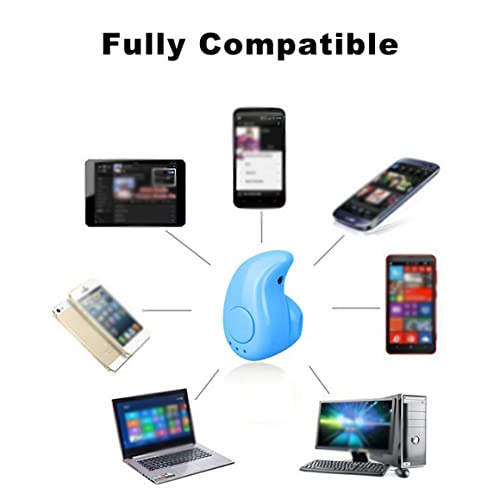 MeterBew1147 S530 Wireless Headset Mini Invisible Wireless Sport Stereo Car Songs Auriculares inalámbricos Auriculares inalámbricos - Azul