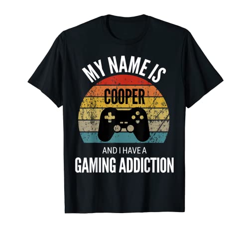 Mi nombre es Cooper y tengo una adición a juegos Camiseta