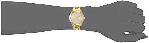 Michael Kors Reloj para Mujer SLIM RUNRAY, Tamaño de Caja de 42 mm, Movimiento de Tres Manecillas, Correa de Acero Inoxidable, Rosado