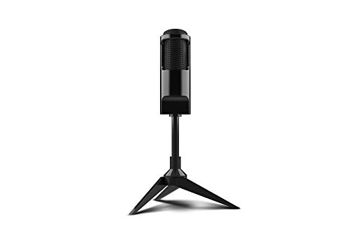 Microfono Gaming Ozone REC X50 - Microfono Streaming - Condensador Electrodo, Sonido Omni-Bidireccional, Iluminación LED, Soporte Estable, USB, Negro