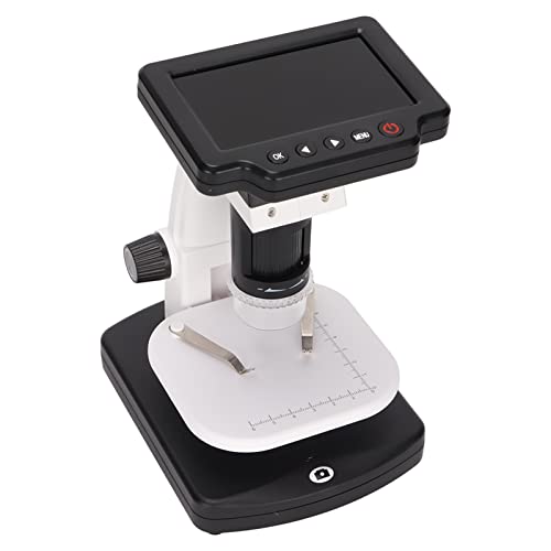 Microscopio Digital, PC Microscopio LCD de Aumento Digital 1200X con Soporte Ajustable para Observación de Plantas(#1)