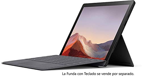 Microsoft Surface Pro 7 - Ordenador portátil 2 en 1 de 12.3" (Intel Core i5-1035G4, 8GB RAM, 256GB SSD, Intel Graphics, Windows 10) Negro