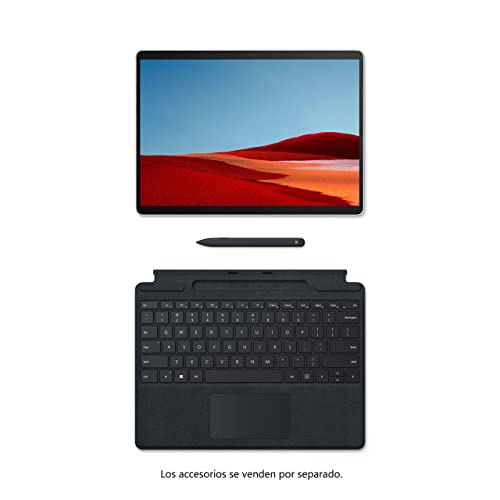 Microsoft Surface Pro X - Ordenador portátil 2 en 1 de 13" (Wifi + LTE, Microsoft SQ2, 16GB RAM, 256GB SSD, Windows 10) Platino