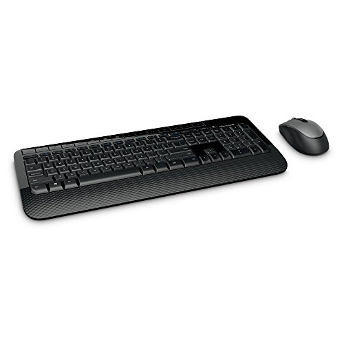 Microsoft – Wireless Desktop 2000, Ratón y teclado QWERTY español, Negro