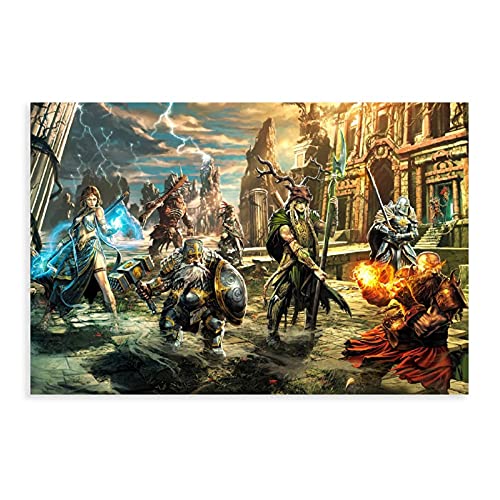 Might & Magic X Legacy 1 - Póster de lona para decoración de pared, para sala de estar, dormitorio, decoración, 30 x 45 cm