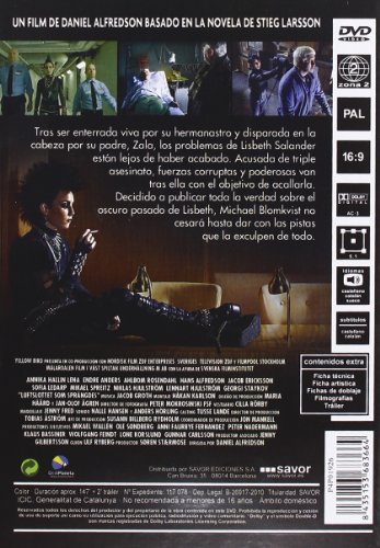 Millennium 3: La reina en el palacio de las corrientes de aire [DVD]