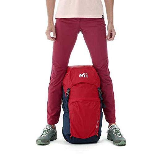 Millet - Wanaka Stretch Pant II W - Pantalones de senderismo para mujer - Hidrófugo y a prueba de viento - Senderismo, trekking - Burdeos
