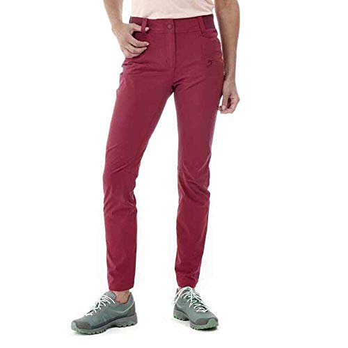 Millet - Wanaka Stretch Pant II W - Pantalones de senderismo para mujer - Hidrófugo y a prueba de viento - Senderismo, trekking - Burdeos