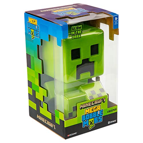 Minecraft 2297 Jinx Creeper Mega Bobble Mob Standard, Multicolor